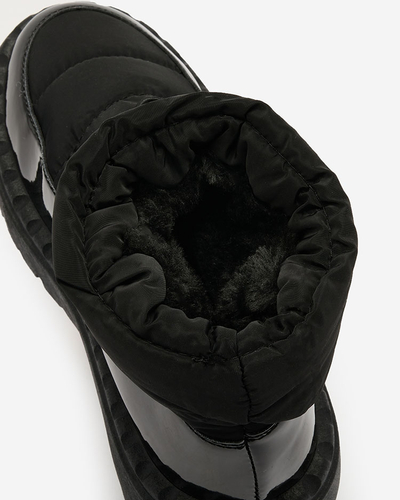 Royalfashion Naiste liibuvad lumesaapad musta värvi Ireda