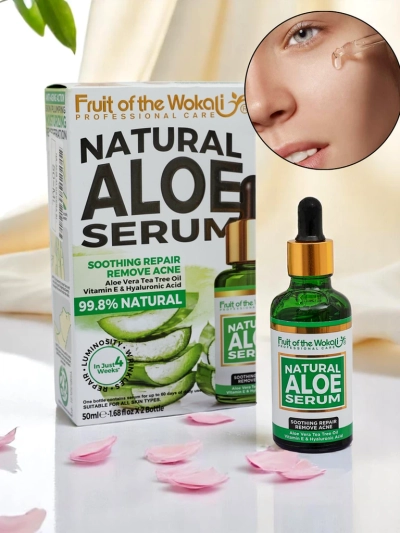 Wokali viljade - Rahustav ja regeneratiivne näo seerum aloe'ga