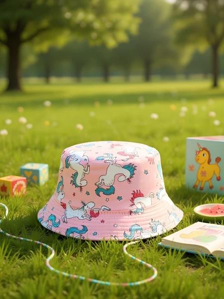 Royalfashion Laste ämbermüts Värviline Splash ämber