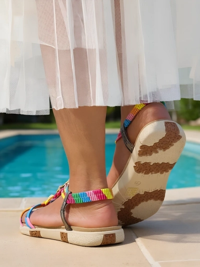 Colora Aurora Royalfashion Women's Sandals Zircons Spring Summer