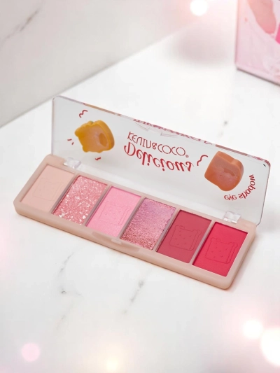 Kevin&Coco Palette 6 eyeshadows with glitter Delicious