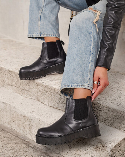 Royalfashion Женские сапоги из кожи эко Movitas