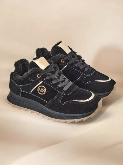 Royalfashion Insulated women's sneakers with fur Boris