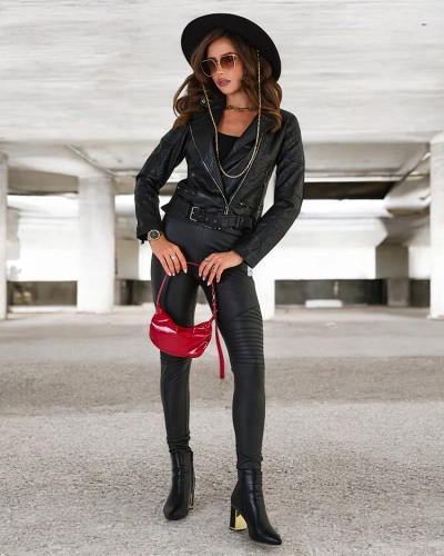Royalfashion Naiste ökonahast ramones jakk