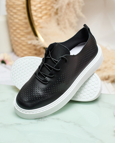 Royalfashion Women's Flequis Openwork Sneakers