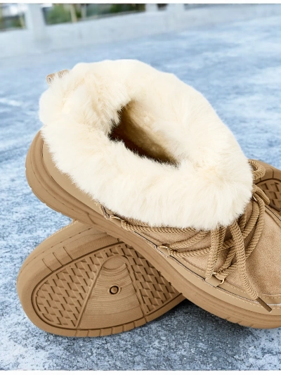 Royalfashion Womelek lace-up snow boots Moniuc