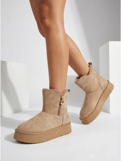 Naiste poolsaapad Aurora beežid nahast igapäevaseks kandmiseks