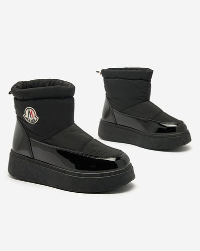 Royalfashion Naiste liibuvad lumesaapad musta värvi Ademra