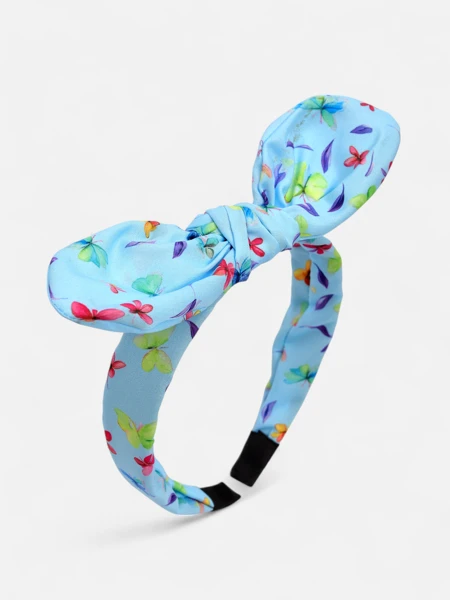 Royalfashion Children's Headband with Bow and Print