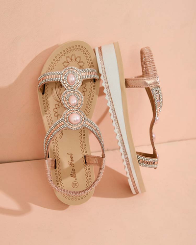 Royalfashion Женские сандалии Obrisas zirconia