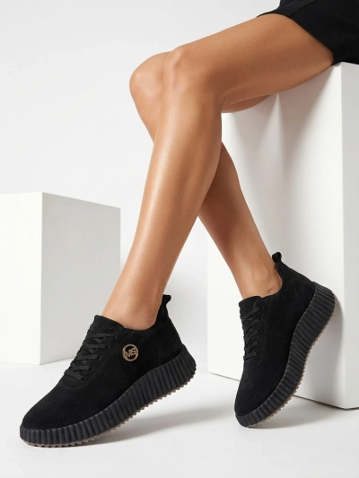 Royalfashion Women's perforated sport sneakers Tobin