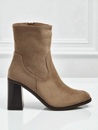 Women's Rune Fast Faux Suede Heeled Ankle Boots