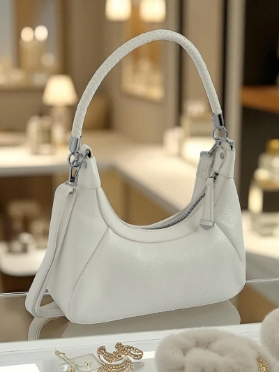 Royalfashion Small Women's Eco-Leather Handbag with Decorative Strap Lacquea