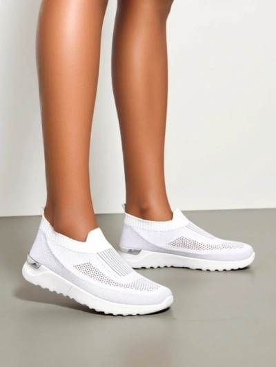 Royalfashion Women's slip-on fabric sports shoes Terrifa
