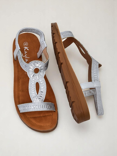 Royalfashion Женские сандалии с декоративными ремешками Ava Shine