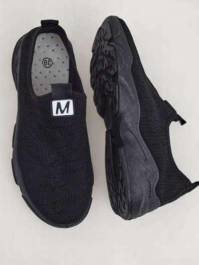 Royalfashion Women's Slip-On Fabric Sports Shoes Flex Move