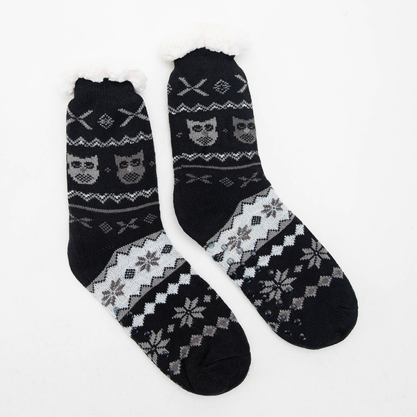 Women's winter socks with patterns - Underwear