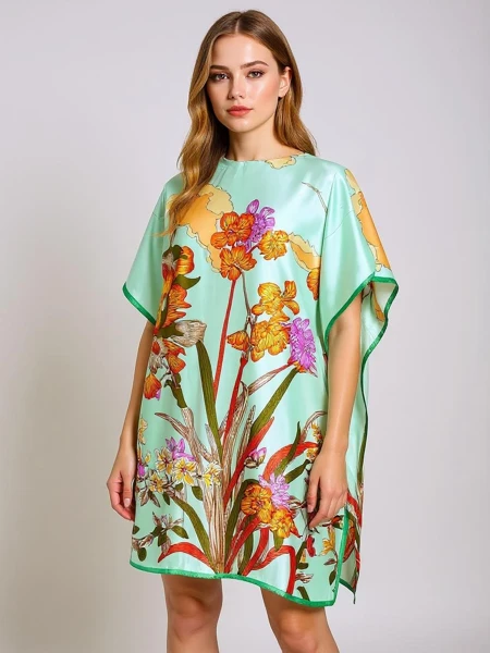 Royalfashion Calista pareo dress - multi-colored lightness and elegance