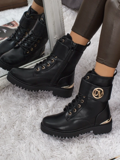 Women's Worker Boots with Embellishments Lorice