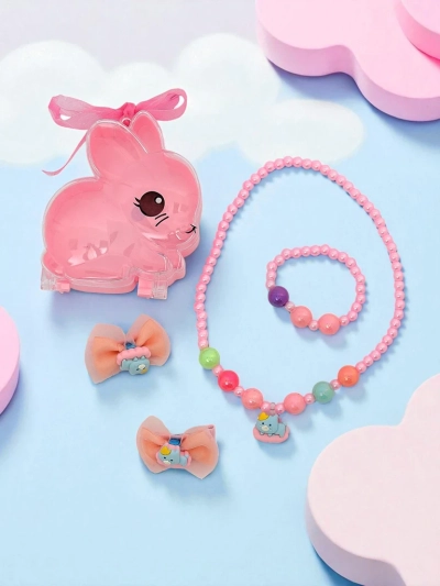 Children's jewelry set Bambina Allegra Pink