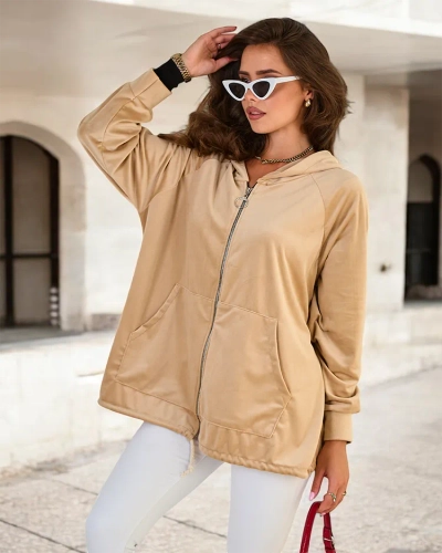 Royalfashion Naiste tõmblukuga dressipluus