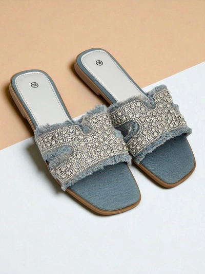 Royalfashion Women's slippers with rhinestones CrystalEase
