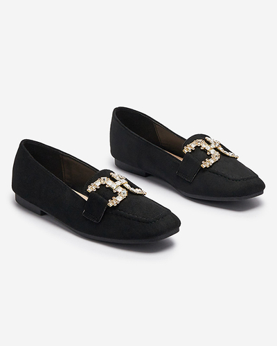 Женские черные мокасины Jaorica- Footwear
