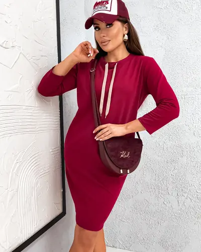 Royalfashion Naiste Puuvillane Mini Kleid