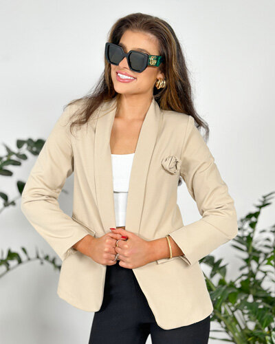 Royalfashion Women's jacket with buttons