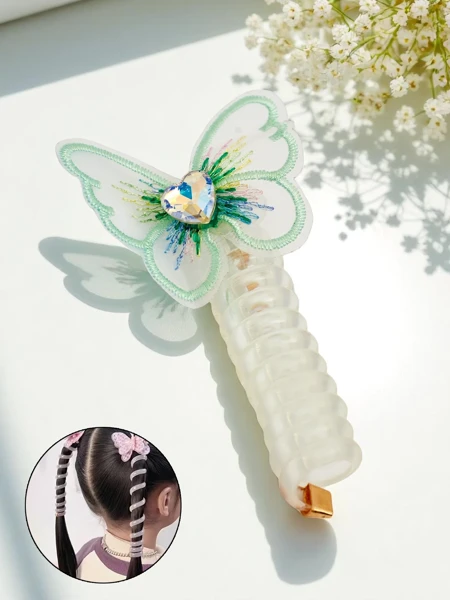 Royalfashion Juuksekumm vedru-liblikaga Spring Butterfly