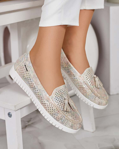 Royalfashion Женские ажурные мокасины Molaffa