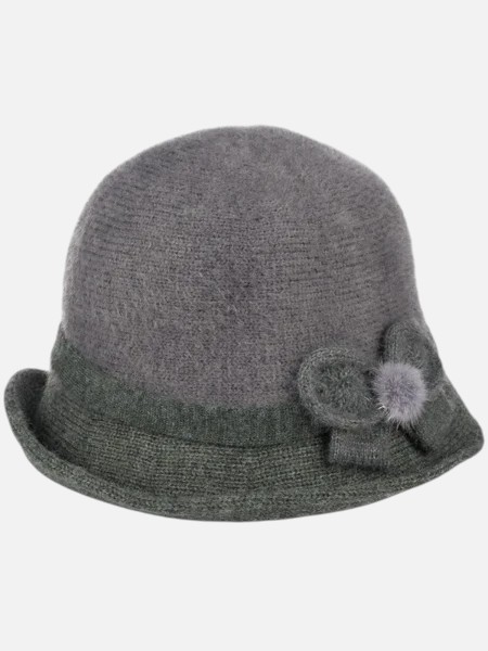 Miss Grace Women's Bowler Hat with Decoration