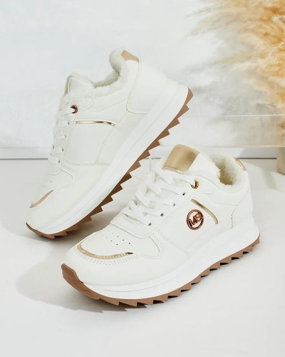 Royalfashion Warmed women's sneakers with fur Boris