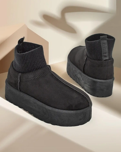 Royalfashion Korta kvinnors snö stövlar a'la snö stövlar Vevello