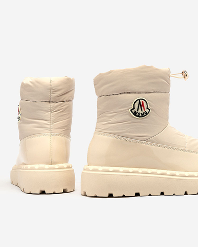 Royalfashion Naiste liibuvad lumesaapad kreemikas Ireda