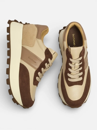 Naterre women's sports sneakers made of natural leather
