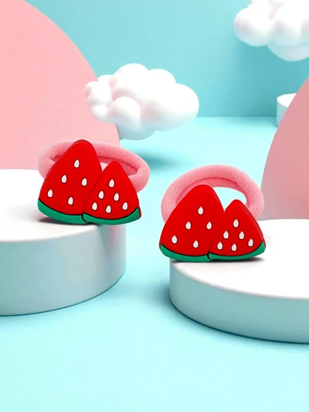 Royalfashion Juuksekummid puuviljamotiiviga Fruity Bloom