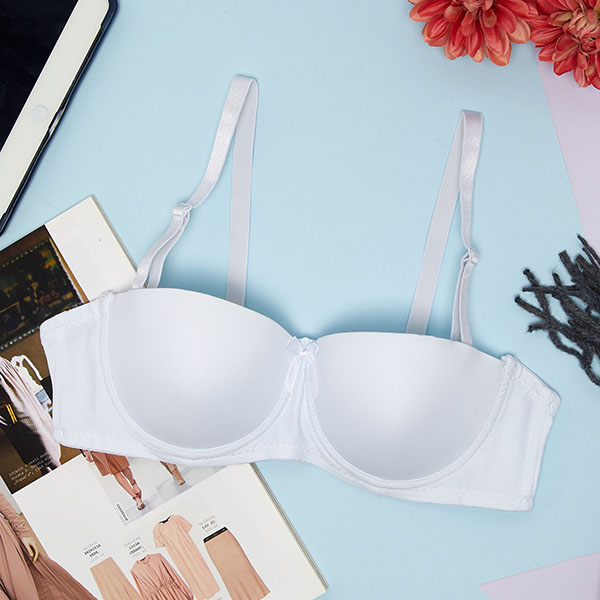 White women's padded bra - Underwear
