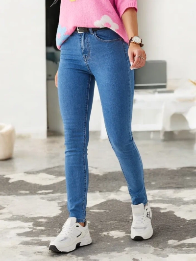 Royalfashion Naiste kitsad puuvillased teksad