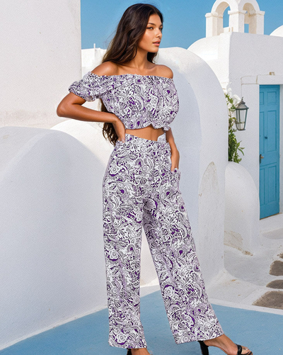 Royalfashion Two-Piece Women's Printed Set