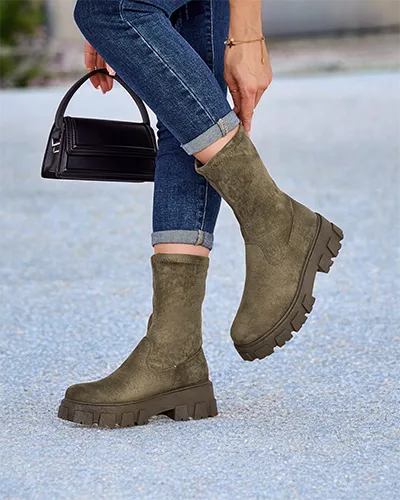 Royalfashion Women's platform boots Firo