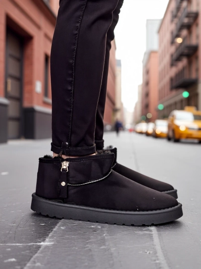 Royalfashion Short boots resembling women's snow boots Fefoz