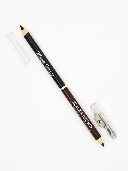 Two-tone eyebrow pencil with sharpener Brow Duo Shade