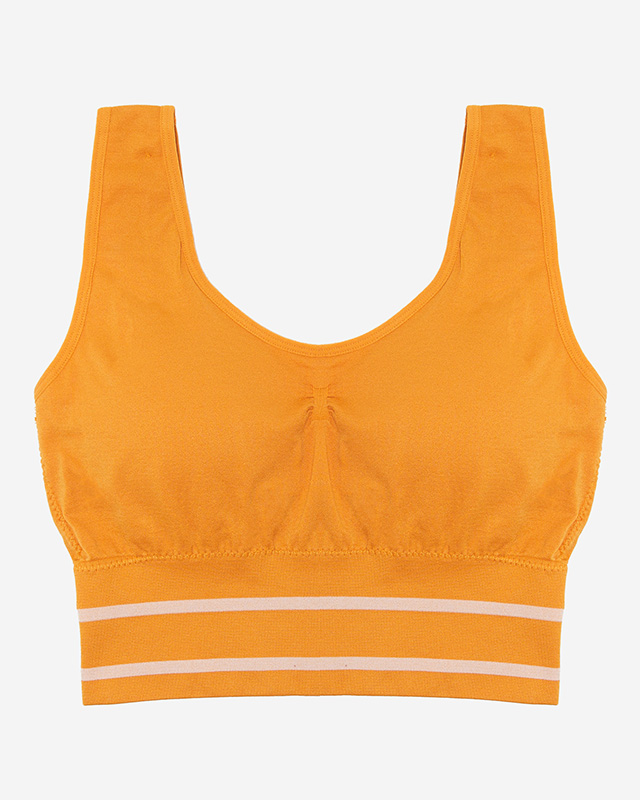 Mustard women's sports bra - Underwear