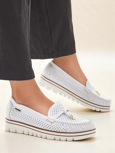 Royalfashion Женские перфорированные мокасины Elissas