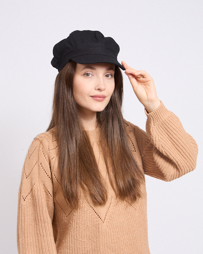Royalfashion Kvinnors Beret med en Peak