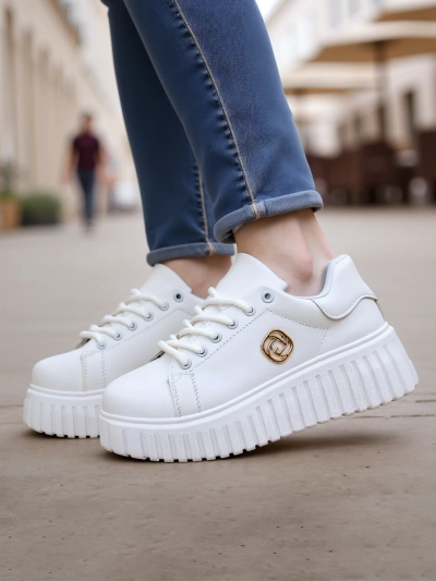 Royalfashion Women's Platform Sneakers Zolio