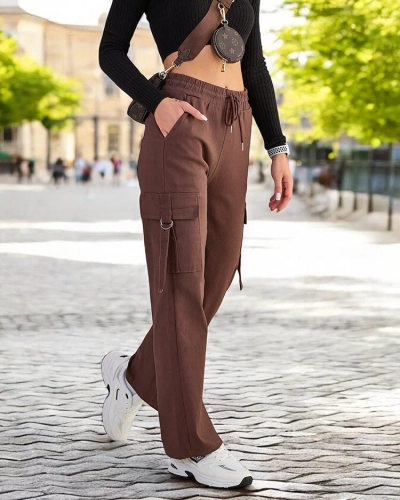 Royalfashion Women's fabric combat pants