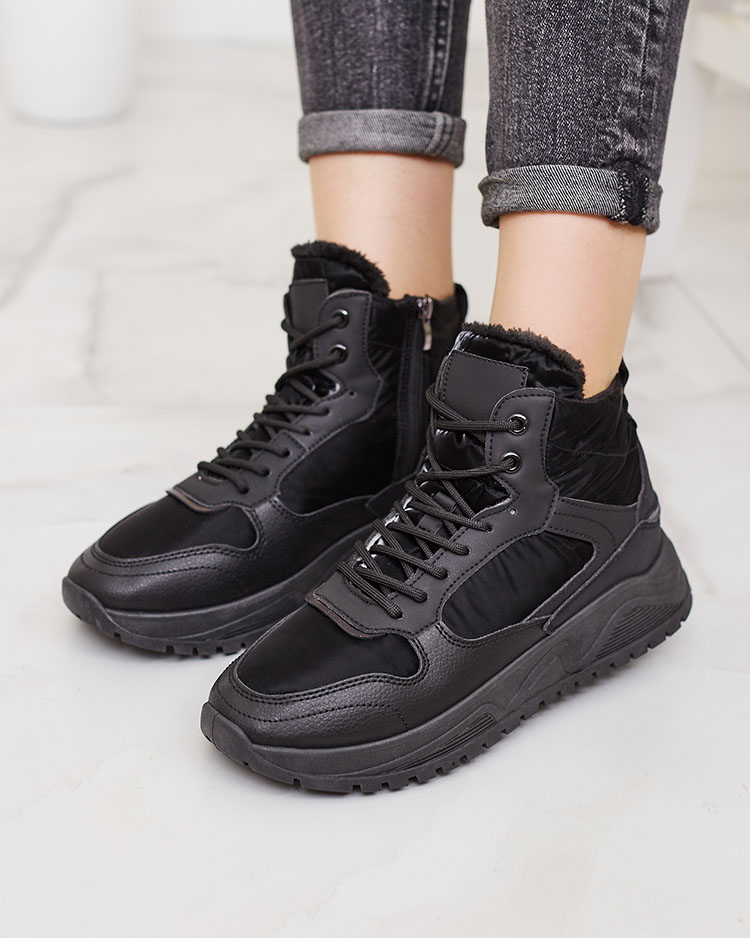 Royalfashion Утепленные женские кроссовки с мехом Retodaf