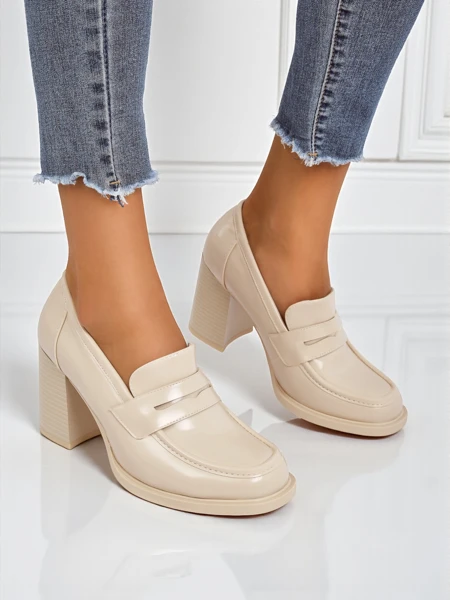 Royalfashion Women's Heeled Loafers Minerva